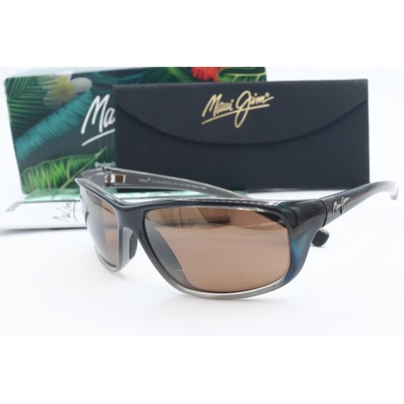 Maui Jim Spartan Reef MJ 278-03F Tortoise Wrap Sunglasses Brown polarized Lenses - Picture 1 of 9